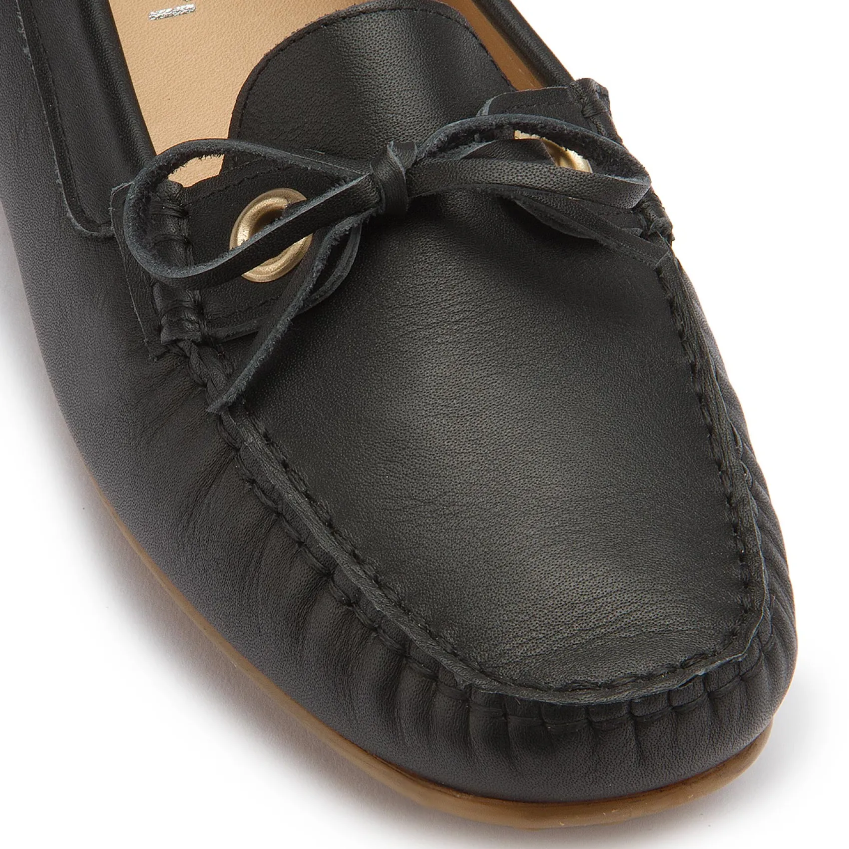 Slipper|Horsch Schuhe Mokassin in Untergrößen Schwarz