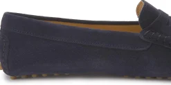 Slipper|Horsch Schuhe Mokassin in Untergrößen Blau