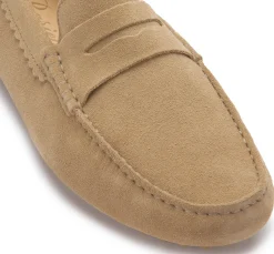 Slipper|Horsch Schuhe Mokassin in Untergrößen Beige