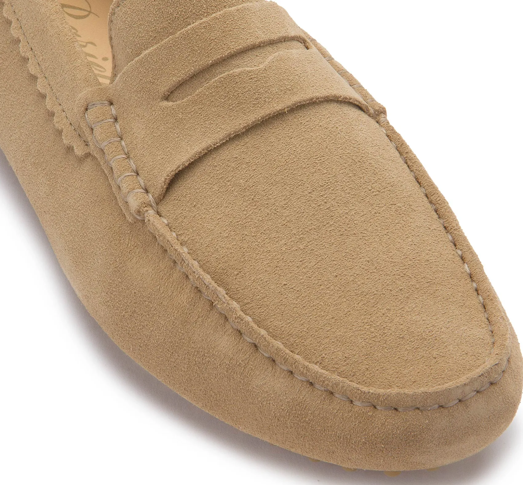 Slipper|Horsch Schuhe Mokassin in Untergrößen Beige