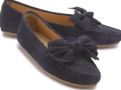Slipper|Horsch Schuhe Mokassin in Untergrößen Blau