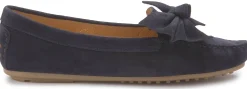 Slipper|Horsch Schuhe Mokassin in Untergrößen Blau