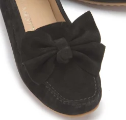 Slipper|Horsch Schuhe Mokassin in Untergrößen Schwarz