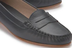 Slipper|Carlen Shoes Mokassin in Untergrößen Blau