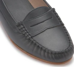 Slipper|Carlen Shoes Mokassin in Untergrößen Blau