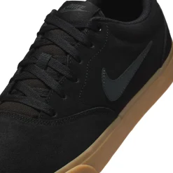 Sneaker|Schnürschuhe|nike Charge Suede in Übergrößen Schwarz