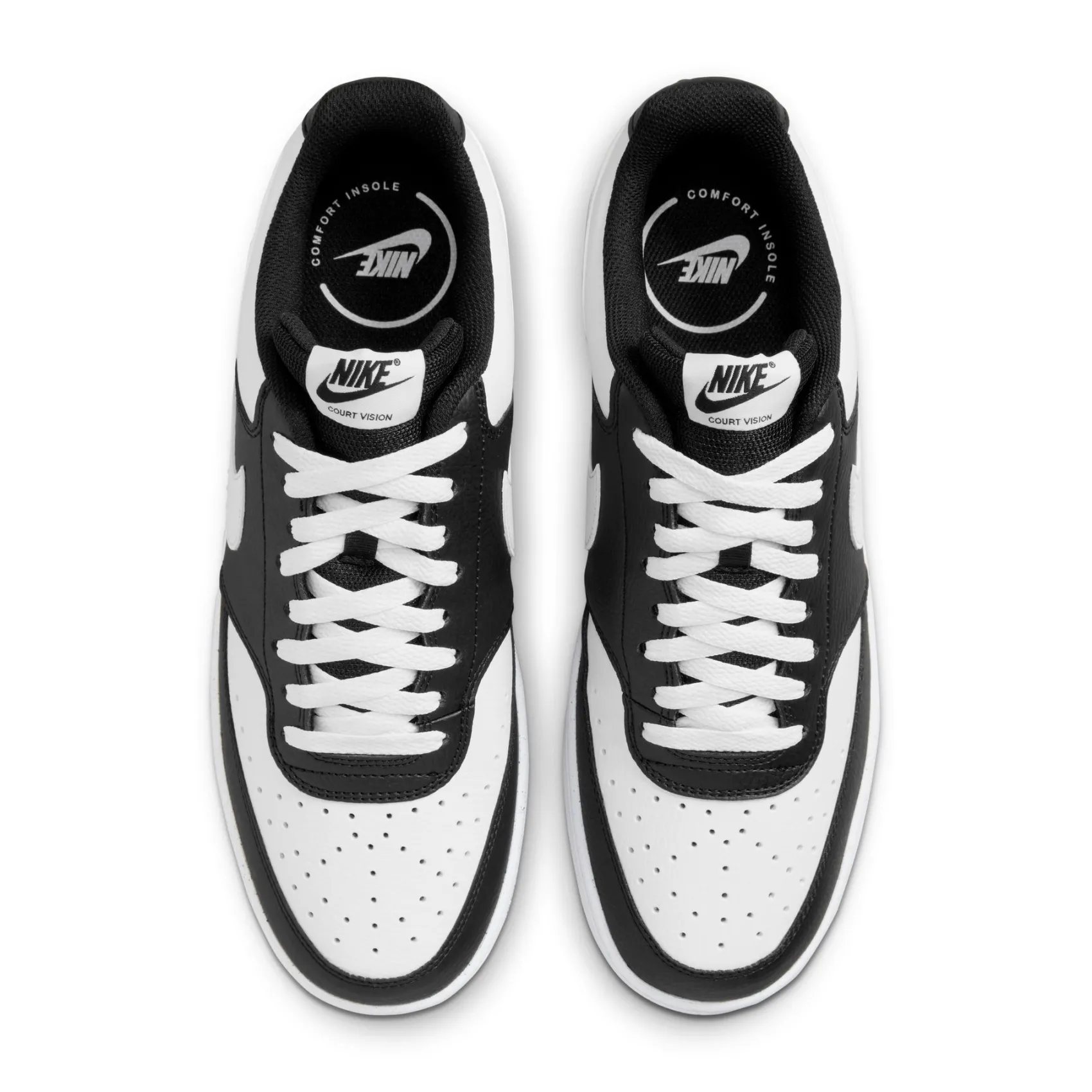 Sneaker|Sneaker|nike Court Vision Low in Übergrößen Schwarz