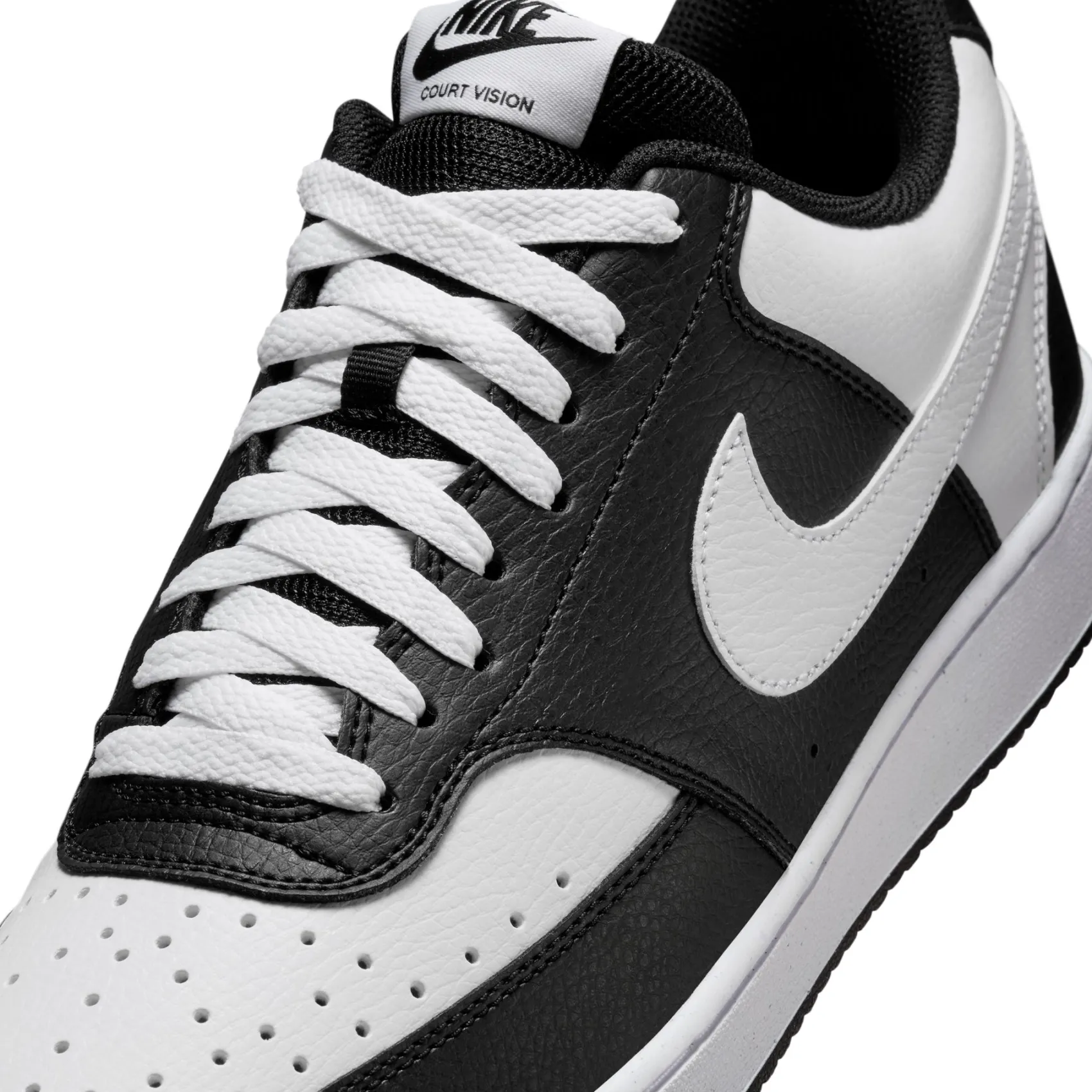 Sneaker|Sneaker|nike Court Vision Low in Übergrößen Schwarz
