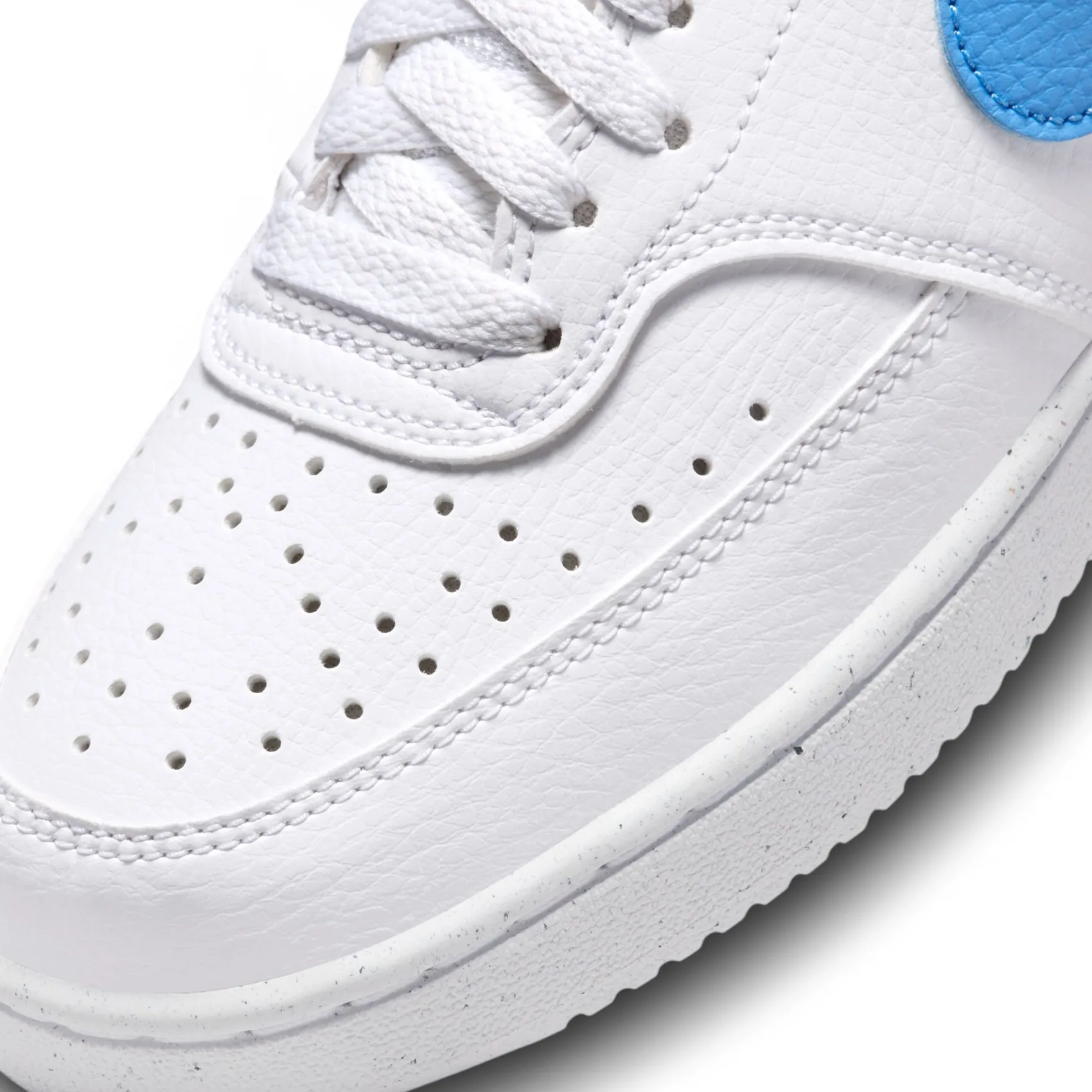 Sneaker|Schnürschuhe|Nike Damen Nike Court Vision Low Next Nature in Übergrößen Weiß