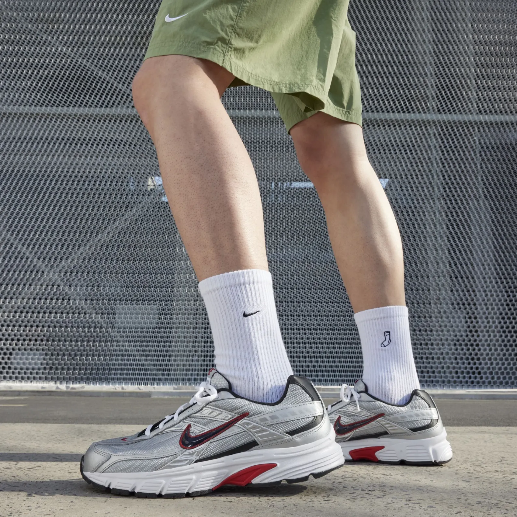 Sneaker|Sneaker|nike Initiator in Übergrößen Silber