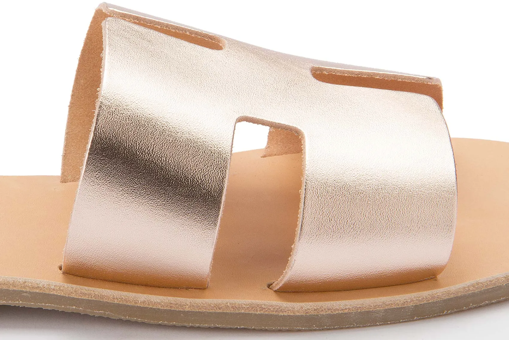 Pantoletten|Horsch Schuhe Pantolette in Übergrößen Gold