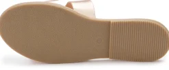 Pantoletten|Horsch Schuhe Pantolette in Übergrößen Gold