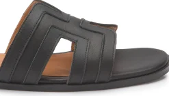 Sandalen|Pantoletten|Horsch Schuhe Pantolette in Übergrößen Schwarz