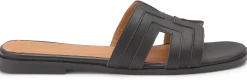 Sandalen|Pantoletten|Horsch Schuhe Pantolette in Übergrößen Schwarz