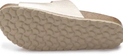 Sandalen|Pantoletten|Horsch Schuhe Pantolette in Übergrößen Gold