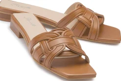 Sandalen|Pantoletten|Horsch Schuhe Pantolette in Übergrößen Braun