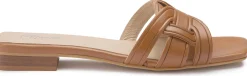 Sandalen|Pantoletten|Horsch Schuhe Pantolette in Übergrößen Braun