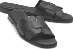 Sandalen|Pantoletten|Horsch Schuhe Pantolette in Übergrößen Schwarz