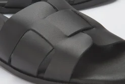 Sandalen|Pantoletten|Horsch Schuhe Pantolette in Übergrößen Schwarz