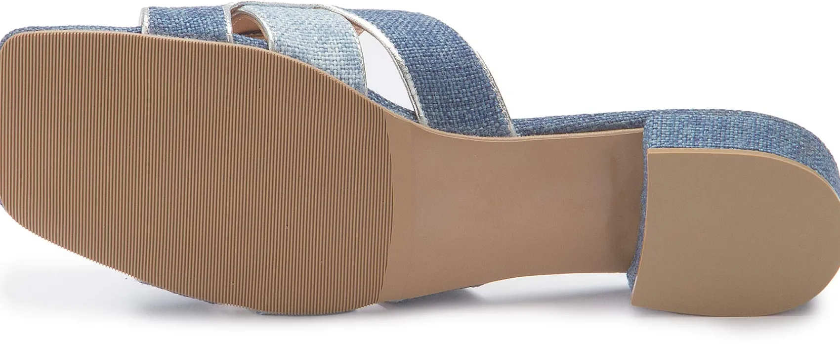 Sandalen|Pantoletten|Horsch Schuhe Pantolette in Übergrößen Blau