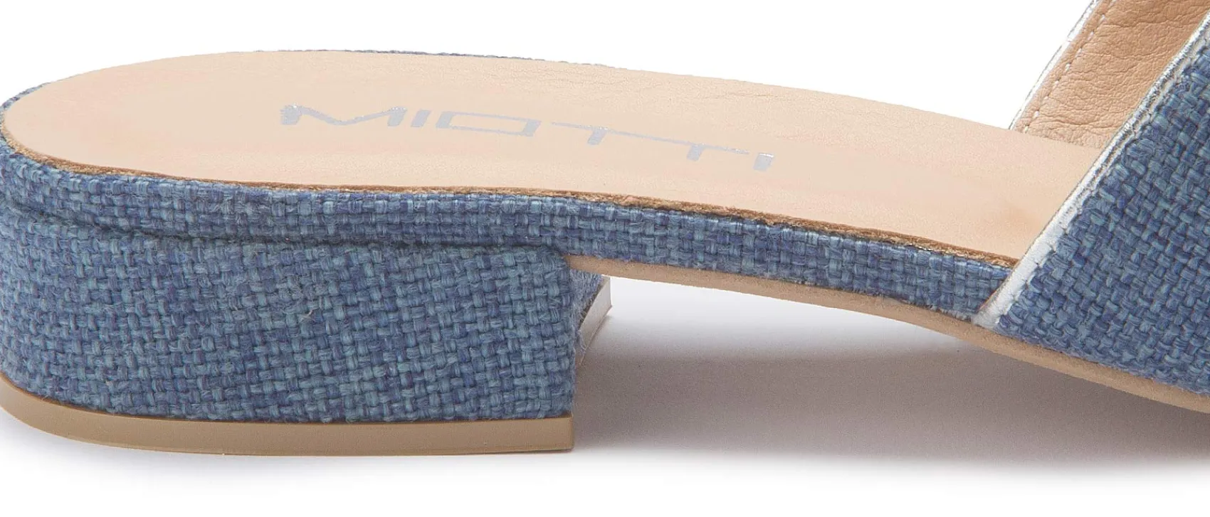 Sandalen|Pantoletten|Horsch Schuhe Pantolette in Übergrößen Blau