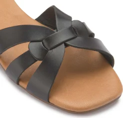 Sandalen|Pantoletten|Horsch Schuhe Pantolette in Übergrößen Schwarz