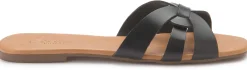Sandalen|Pantoletten|Horsch Schuhe Pantolette in Übergrößen Schwarz