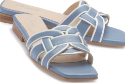 Sandalen|Pantoletten|Horsch Schuhe Pantolette in Übergrößen Blau