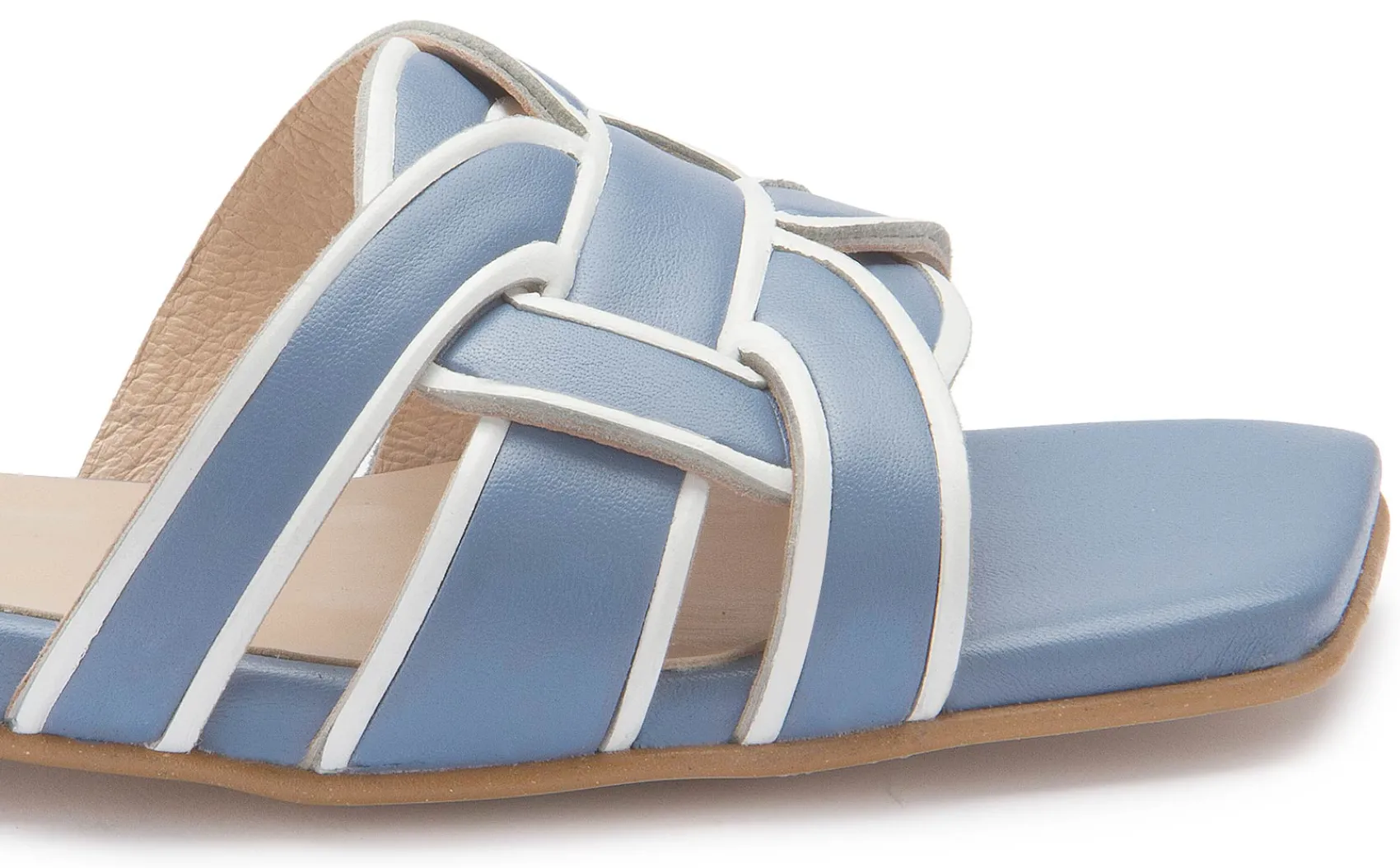 Sandalen|Pantoletten|Horsch Schuhe Pantolette in Übergrößen Blau