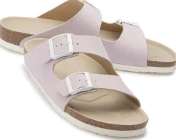 Sandalen|Pantoletten|Horsch Schuhe Pantolette in Übergrößen Lila