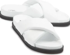 Sandalen|Pantoletten|Horsch Schuhe Pantolette in Übergrößen Weiß