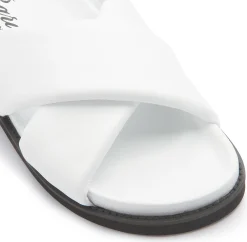 Sandalen|Pantoletten|Horsch Schuhe Pantolette in Übergrößen Weiß