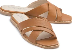 Sandalen|Pantoletten|Horsch Schuhe Pantolette in Übergrößen Braun