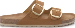 Sandalen|Pantoletten|Horsch Schuhe Pantolette in Übergrößen Braun