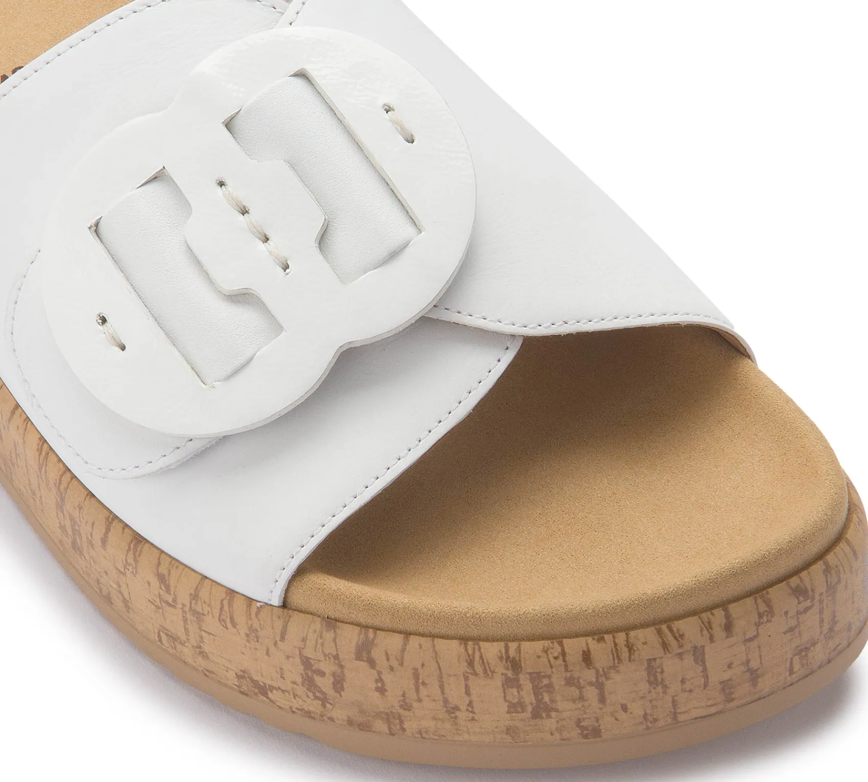 Sandalen|Pantoletten|Gabor Pantolette in Übergrößen Weiß