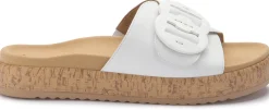 Sandalen|Pantoletten|Gabor Pantolette in Übergrößen Weiß