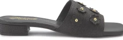 Sandalen|Pantoletten|Horsch Schuhe Pantolette in Übergrößen Schwarz