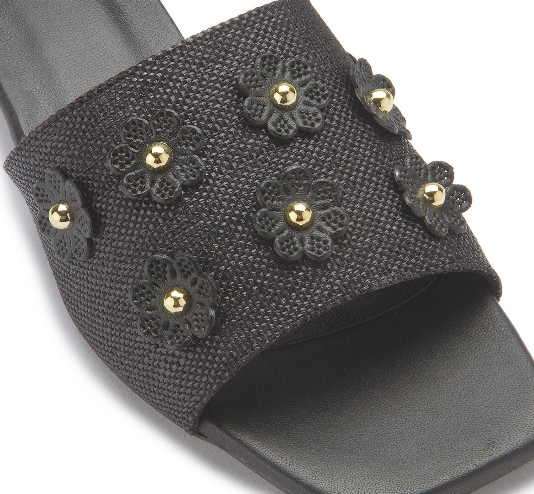 Sandalen|Pantoletten|Horsch Schuhe Pantolette in Übergrößen Schwarz
