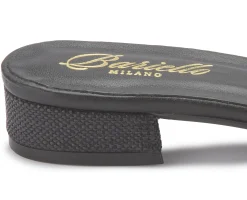 Sandalen|Pantoletten|Horsch Schuhe Pantolette in Übergrößen Schwarz