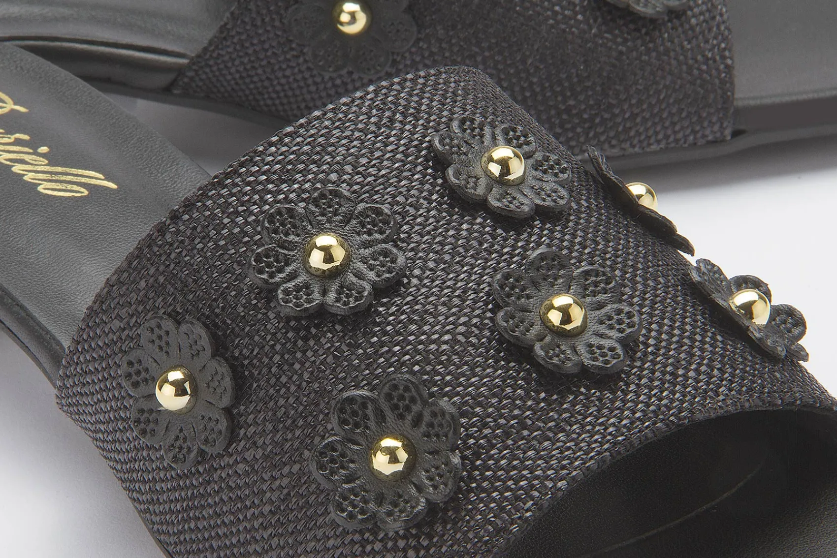 Sandalen|Pantoletten|Horsch Schuhe Pantolette in Übergrößen Schwarz