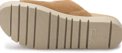 Sandalen|Pantoletten|Gabor Pantolette in Übergrößen Braun