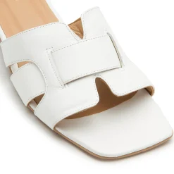 Sandalen|Pantoletten|Horsch Schuhe Pantolette in Übergrößen Weiß