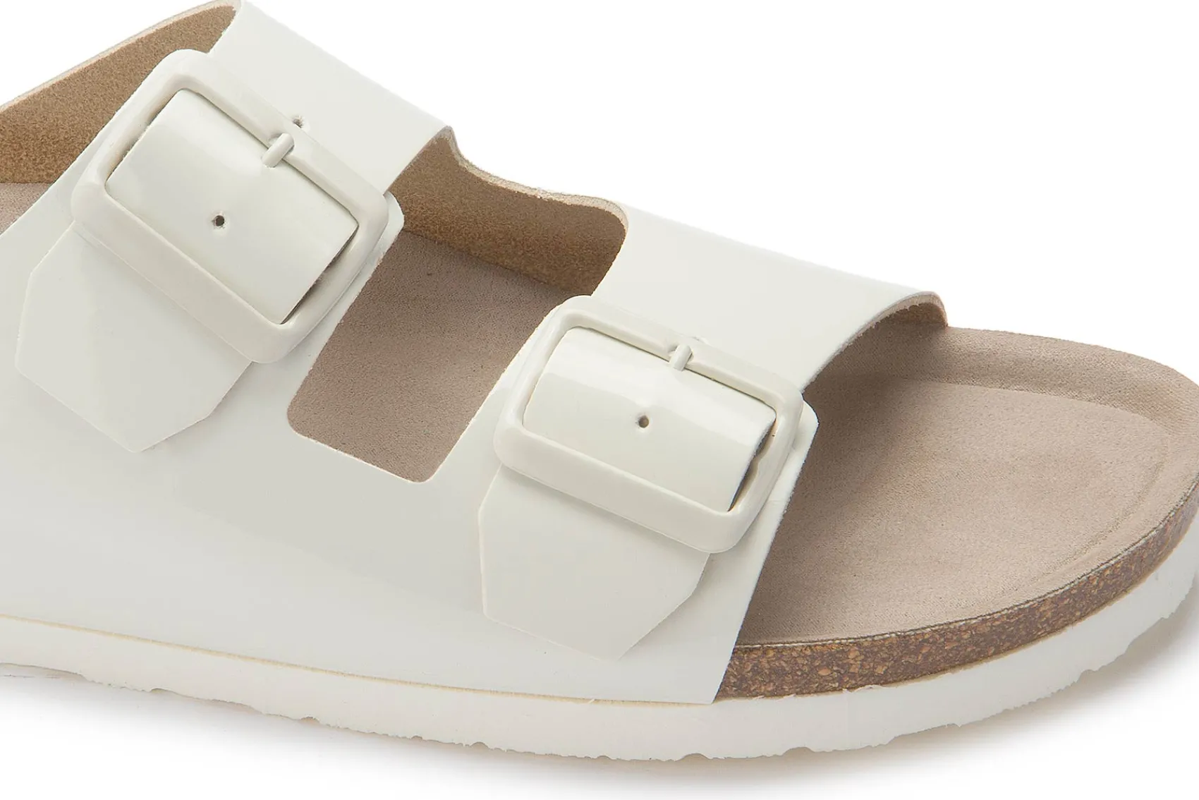 Sandalen|Pantoletten|Horsch Schuhe Pantolette in Übergrößen Weiß
