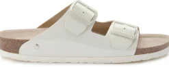 Sandalen|Pantoletten|Horsch Schuhe Pantolette in Übergrößen Weiß