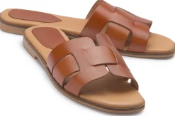 Sandalen|Pantoletten|Horsch Schuhe Pantolette in Übergrößen Braun