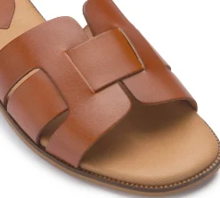 Sandalen|Pantoletten|Horsch Schuhe Pantolette in Übergrößen Braun
