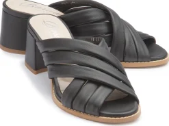 Sandalen|Pantoletten|Horsch Schuhe Pantolette in Übergrößen Schwarz