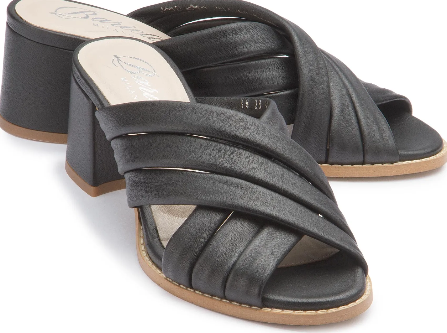 Sandalen|Pantoletten|Horsch Schuhe Pantolette in Übergrößen Schwarz