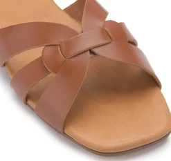 Sandalen|Pantoletten|Horsch Schuhe Pantolette in Übergrößen Braun