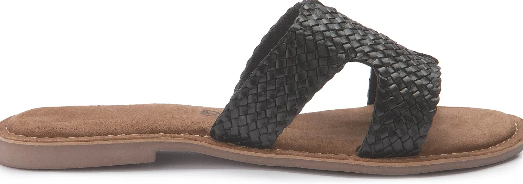 Sandalen|Pantoletten|Horsch Schuhe Pantolette in Übergrößen Schwarz